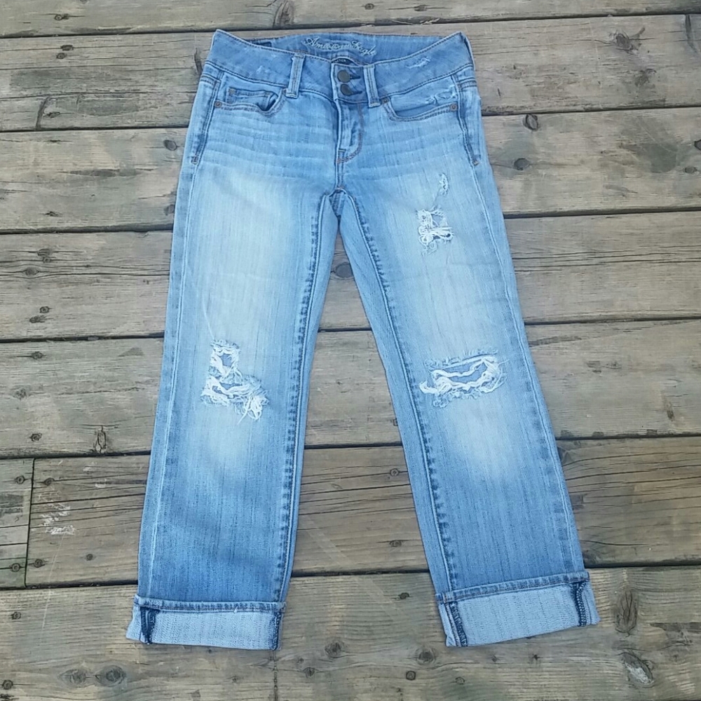 American Eagle Stretch Fit Capri Jeans